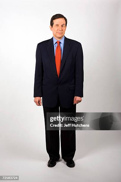 Chris Wallace, host of "FOX News Sunday" , FOX news sunday morning public affairs program, poses for a portrait at the his office on September 28,...