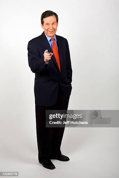 Chris Wallace, host of "FOX News Sunday" , FOX news sunday morning public affairs program, poses for a portrait at the his office on September 28,...
