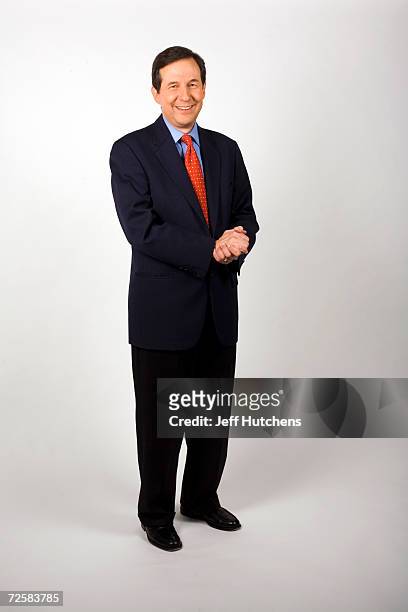 Chris Wallace, host of "FOX News Sunday" , FOX news sunday morning public affairs program, poses for a portrait at the his office on September 28,...