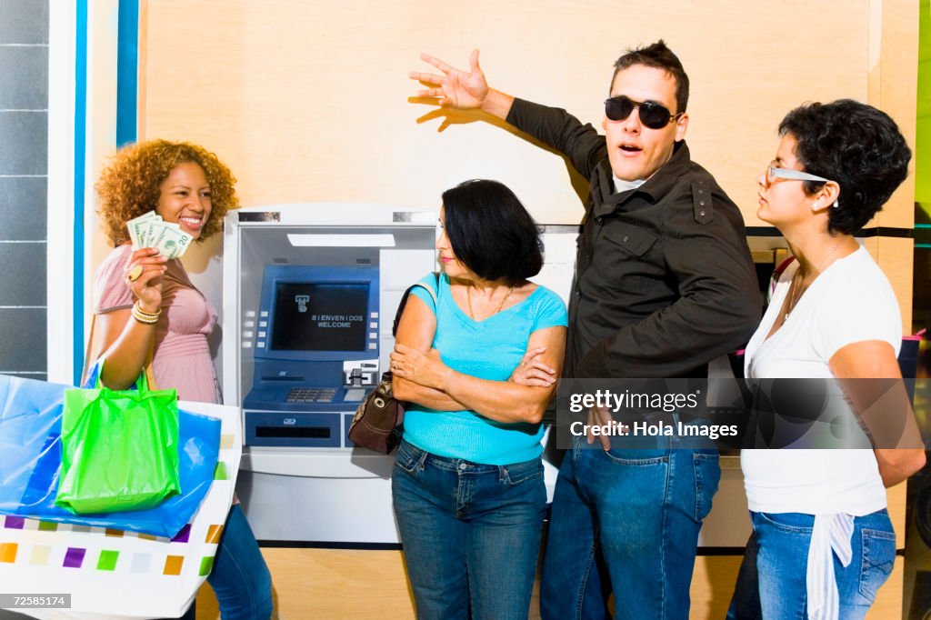 Impatient In Line Impatient People In Line