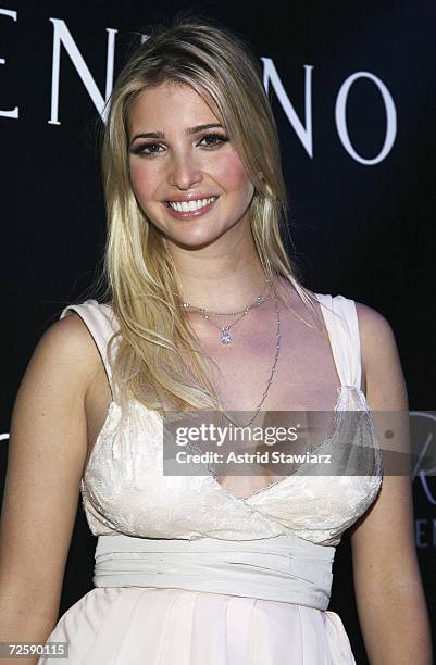Ivanka Trump attends the launch of "Rock'n Rose" Fragrance by designer Valentino on November 16, 2006 in New York City.