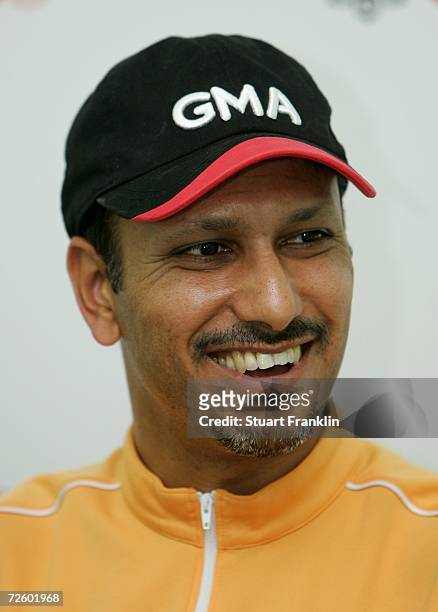 Jeev Milkha Singh of India winner of the Asian Tour order of merit after the fourth round of the UBS Hong Kong Open at the Hong Kong Golf Club on...