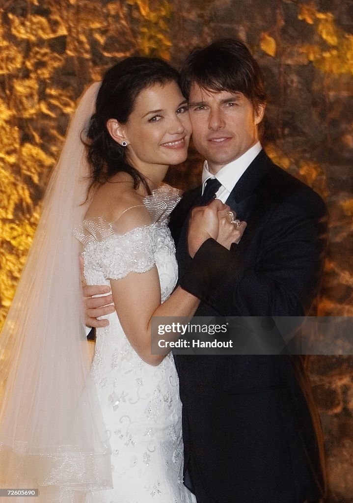 Tom Cruise And Katie Holmes - Wedding Day