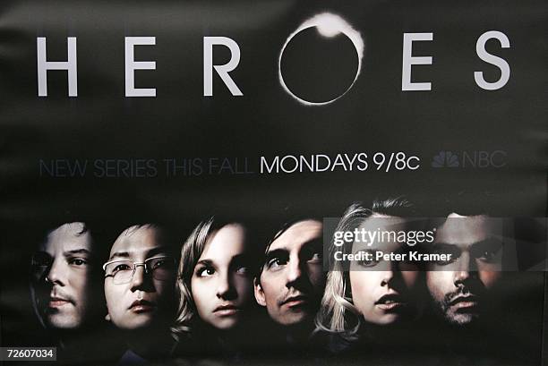 Heroes" merchandise is displayed at the NBC Experience store on November 20, 2006 in New York City.