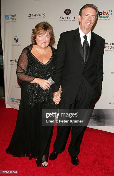 Tribune Entertainment CEO Dick Askin and and his wife, Kay attend the 34th International Emmy Awards Gala at the New York Hilton on November 20, 2006...