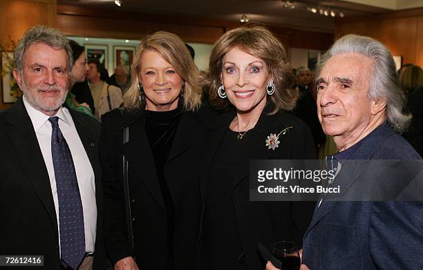 President Sid Ganis, actress Angie Dickinson, actor Gregory Peck's widow Veronique Peck and director Arthur Hiller attend the ceremony to celebrate...