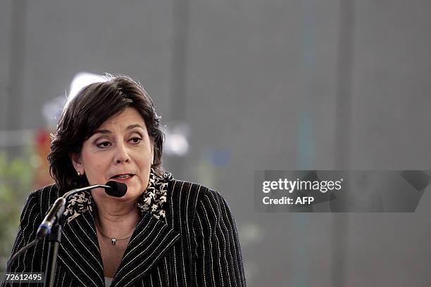 Amsterdam, NETHERLANDS: TO GO WITH AFP STORY FILES - Picture taken 05 April 2006 shows Dutch Minister of Integration and Immigration and member of...