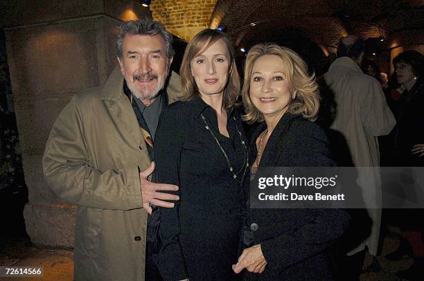 Gawn Grainger, Jenna Russell and Felicity Kendal pose at Felicity Kendal?s opening night of Amy's View at the Garrick Theatre on November 20, 2006 in...