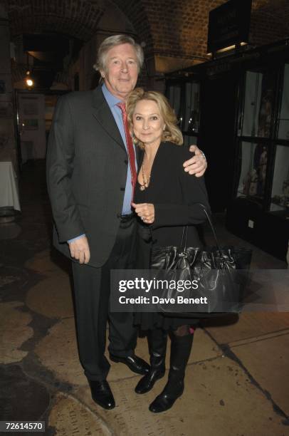 Michael Rudman and Felicity Kendal arrive at Felicity Kendal?s opening night of Amy's View at the Garrick Theatre on November 20, 2006 in London,...