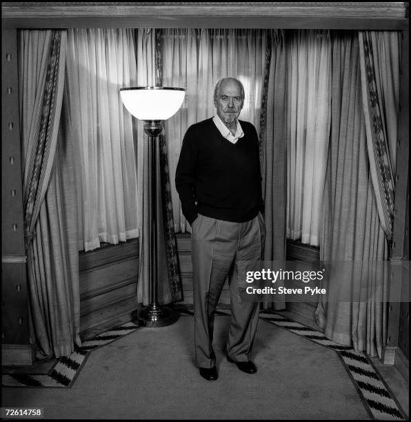 American film director Robert Altman at the Ritz hotel, London, October 1994.
