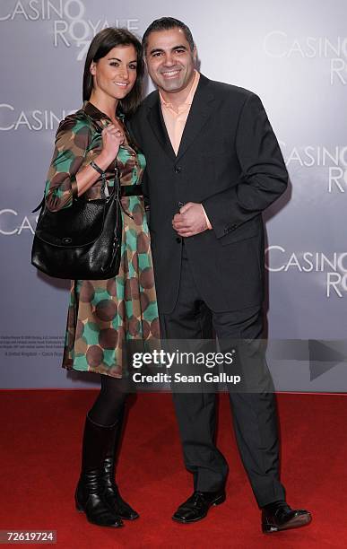 Aiman Abdallah and Petra Linke attend the German premiere to "Casino Royale" at the CineStar November 21, 2006 in Berlin, Germany.