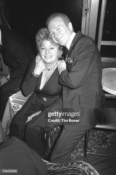 American actors Shelley Winters and Red Buttons pose together, 1970s. In the 1970s, the pair appeared together in several projects, including 'The...