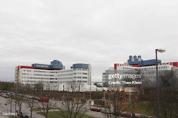 The Siemens Research Center on Otto-Hahn-Ring is seen on November 21, 2006 in Munich, Germany. Five Siemens executives have been arrested in raids at...