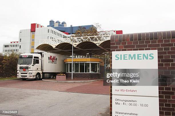 The Siemens Research Center on Otto-Hahn-Ring is seen on November 21, 2006 in Munich, Germany. Five Siemens executives have been arrested in raids at...