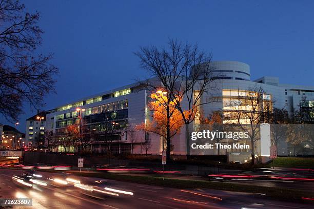 The Siemens Forum on Oskar-Von-Miller-Ring is seen on November 20, 2006 in Munich, Germany. Five Siemens executives have been arrested in raids at...