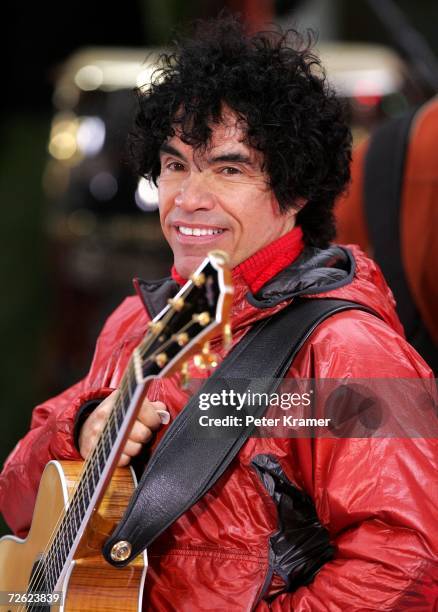 Musician John Oates of the music group Hall & Oates performs on the NBC Today Show Toyota Concert Series on November 22, 2006 in New York City.