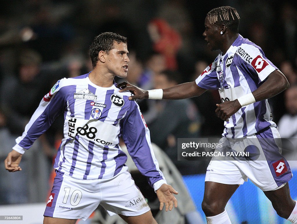 Toulouse's midfielder Bryan Bergougnoux