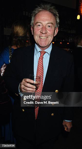 Roddy Llewellyn attends Louise Fennell's 50th birthday party, at the Collection on November 27, 2006 in London, England.