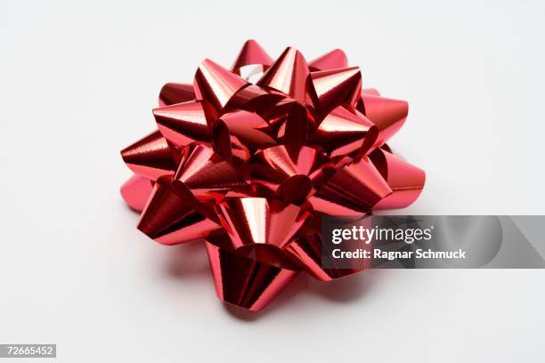 Red Metallic Ribbon Photos and Premium High Res Pictures - Getty Images