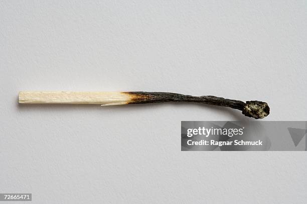 burnt matchstick - matchstick stock pictures, royalty-free photos & images