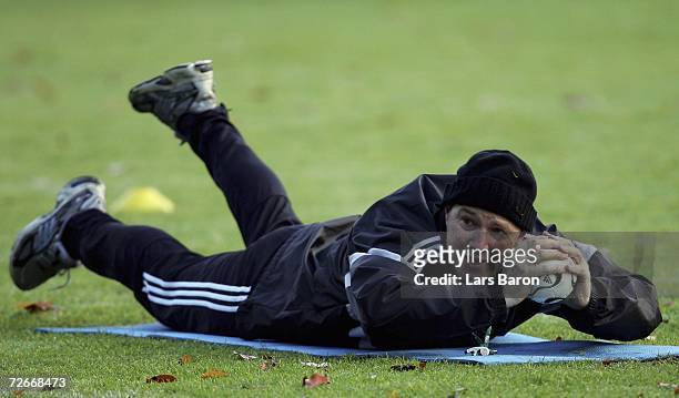Assistant-coach Roland Koch attends the 1. FC Cologne training session on Nevember 29, 2006 in Cologne, Germany.