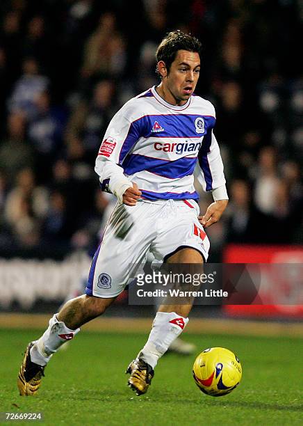 Lee Cook of Queens Park Rangers in action during the Coca-Cola Championship match between Queens Park Rangers and Sunderland at Loftus Road Stadium...