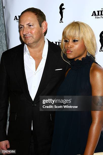 Global President John Demsey and musical artist Eve arrive for a screening of "3 Needles" during the opening of The New York Aids Film Festival held...