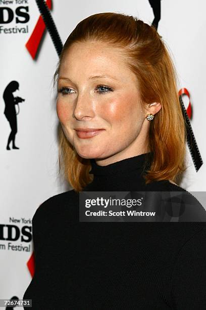 Actress Maggie Rizer arrives for a screening of "3 Needles" during the opening of The New York Aids Film Festival held at the United Nations Dag...