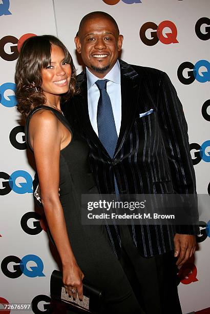 Director Forest Whitaker and wife Keisha Whitaker arrive at the GQ magazine 2006 Men of the Year dinner celebrating the 11th Annual Men of the Year...