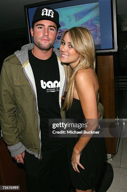 Reality stars Brody Jenner and Lauren Conrad attend the kick off party for MTV's "Twentyfourseven" at Area on November 29, 2006 in Los Angeles,...