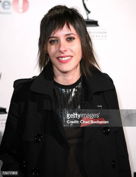 Actress Kate Moennig attends the 20th Annual Ribbon Of Hope Celebration at The Academy of Television Arts & Sciences on November 29, 2006 in Los...