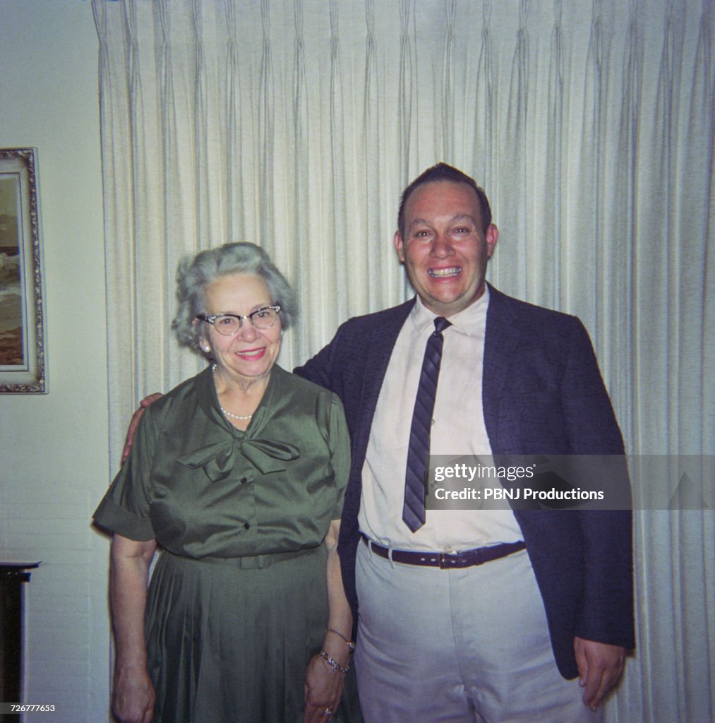 Portrait of smiling Caucasian mother and son