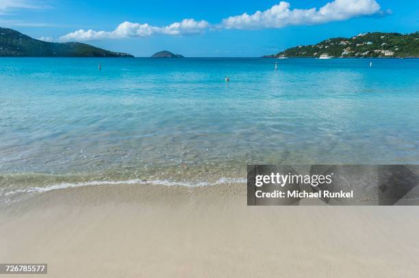 magens bay beach, st. thomas, us virgin islands, west indies, caribbean, central america - magens bay stock pictures, royalty-free photos & images