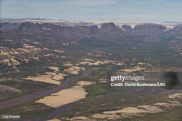 disko island from above - earth ice melt stock pictures, royalty-free photos & images