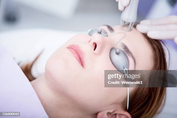 aesthetic surgery, co2 laser resurfacing - beauty laser bildbanksfoton och bilder