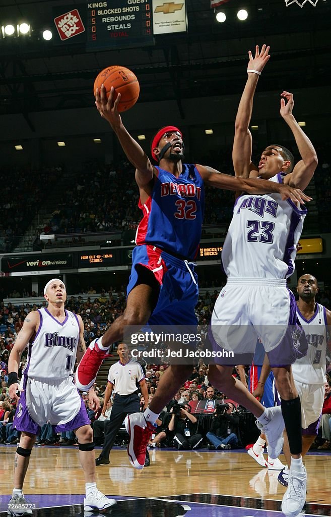 Detroit Pistons v Sacramento Kings