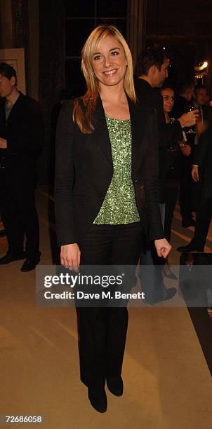 Tamzin Outhwaite attends the Ermenegildo Zegna party launching the Heritage collection at Duchess Palace November 30, 2006 in London, England.