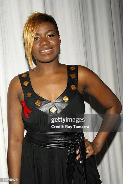Recording artist Fantasia Barrino appears at BET's "106 & Park" broadcast at CBS Studios on December 01, 2006 in New York City.