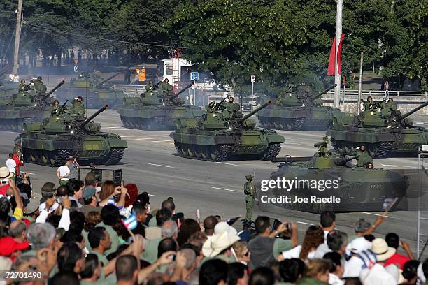 Cuban Riot Tank 123 Cuba Celebrates Legacy Of Its Revolution Stock Photos, High-Res ...