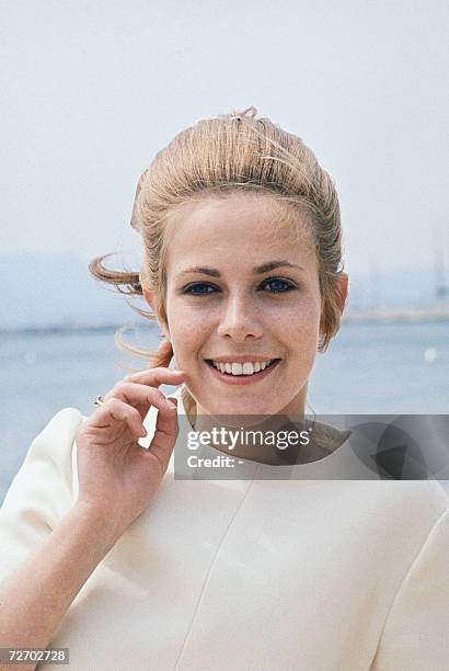 Photo prise en 1970 de l'actrice francaise Claude Jade lors du Festival de Cannes. Claude Jade est decedee le 01 decembre 2006 d'un cancer a l'age de...