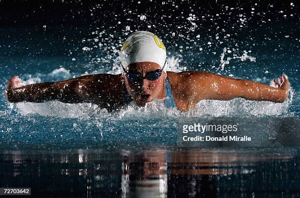 Kim Vandenberg of UCLA swims in the Women's 200M Butterfly Final during the 2006 U.S. Open of Swimming at the Boilermaker Aquatics Center December 2,...