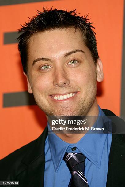 Singer Lance Bass arrives to the VH1 Big in '06 Awards held at Sony Studios on December 2, 2006 in Culver City, California.