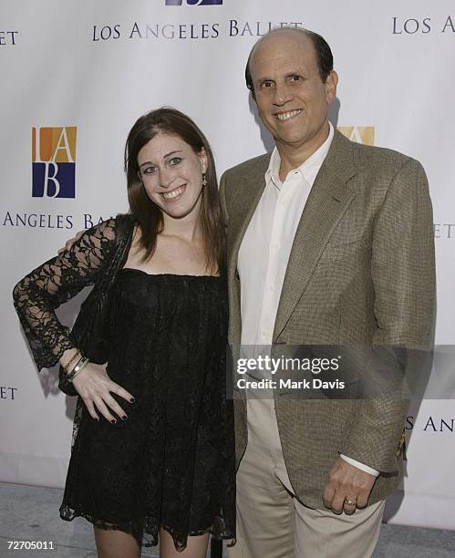 Michael Milken and daughter Bari Milken arrive at the Los Angeles Ballet's Debut of The Nutcracker held at the the Wilshire theater on December 02,...