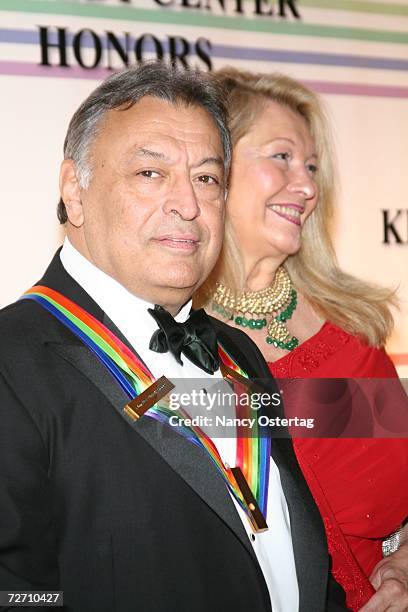Conductor Zubin Mehta poses at The 29th Annual Kennedy Center Honors December 3, 2006 in Washington, DC.