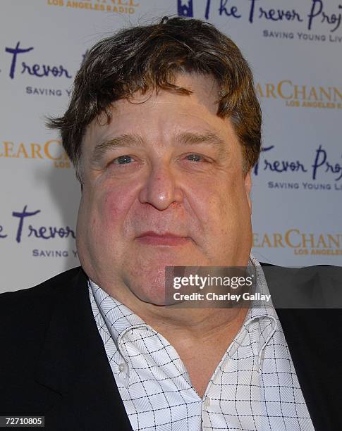 Actor John Goodman arrives at The Trevor Project's 9th annual Cracked XMas "Mistletoe, Mischief & Myrrh!" event, honoring actress Roseanne Barr and...