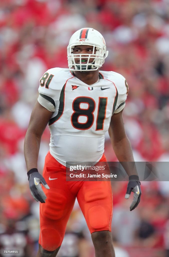 Miami Hurricanes v Maryland Terrapins