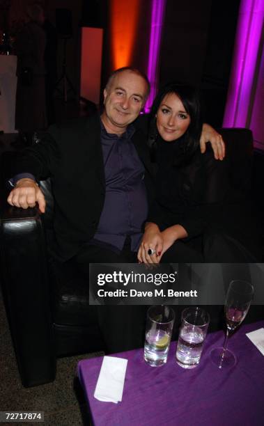 Tony Robinson and Louise Hobbs attend the Turner Prize at Tate Britain on December 4, 2006 in London, England.