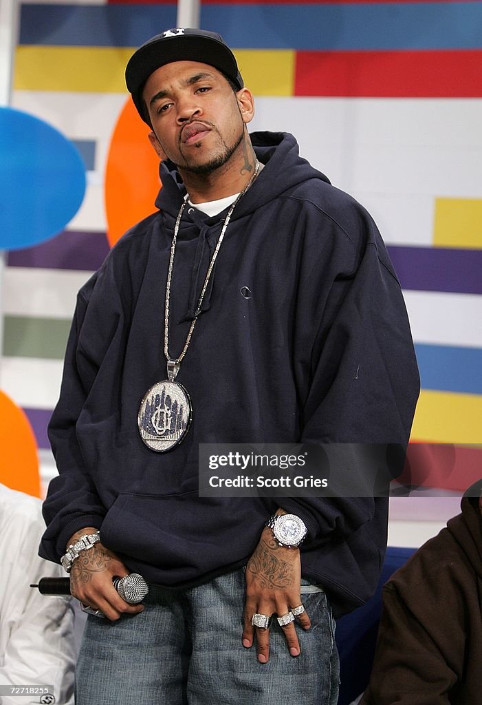 Tbbnks Rapper Rapper Lloyd Banks appears onstage during BET's 106 & Park December ...