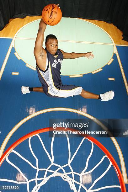 Kyle Lowry of the Memphis Grizzlies poses for a portrait on September 14, 2006 at the IBM Palisades Executive Conference Center in Palisades, New...