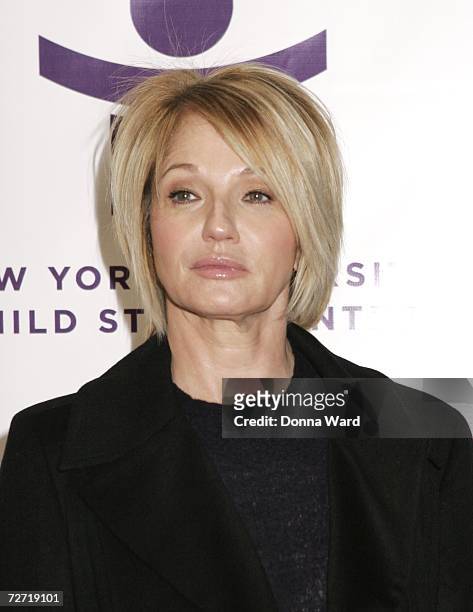 Actress Ellen Barkin arrives for the New York University Child Study Center Gala at Cipriani in Midtown on December 4, 2006 in New York City.
